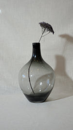 Clear Vase Grey