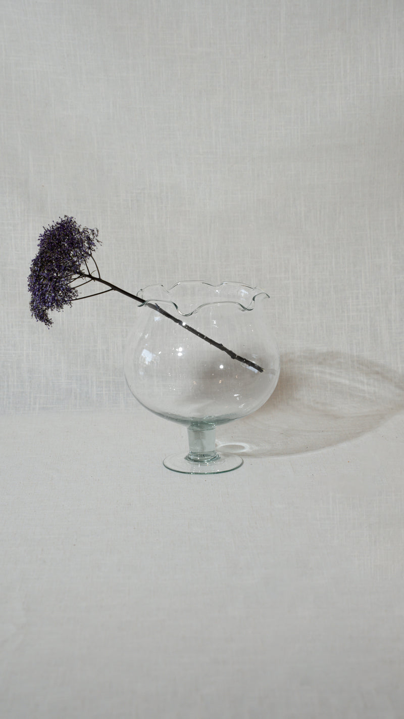 Clear Goblet Vase